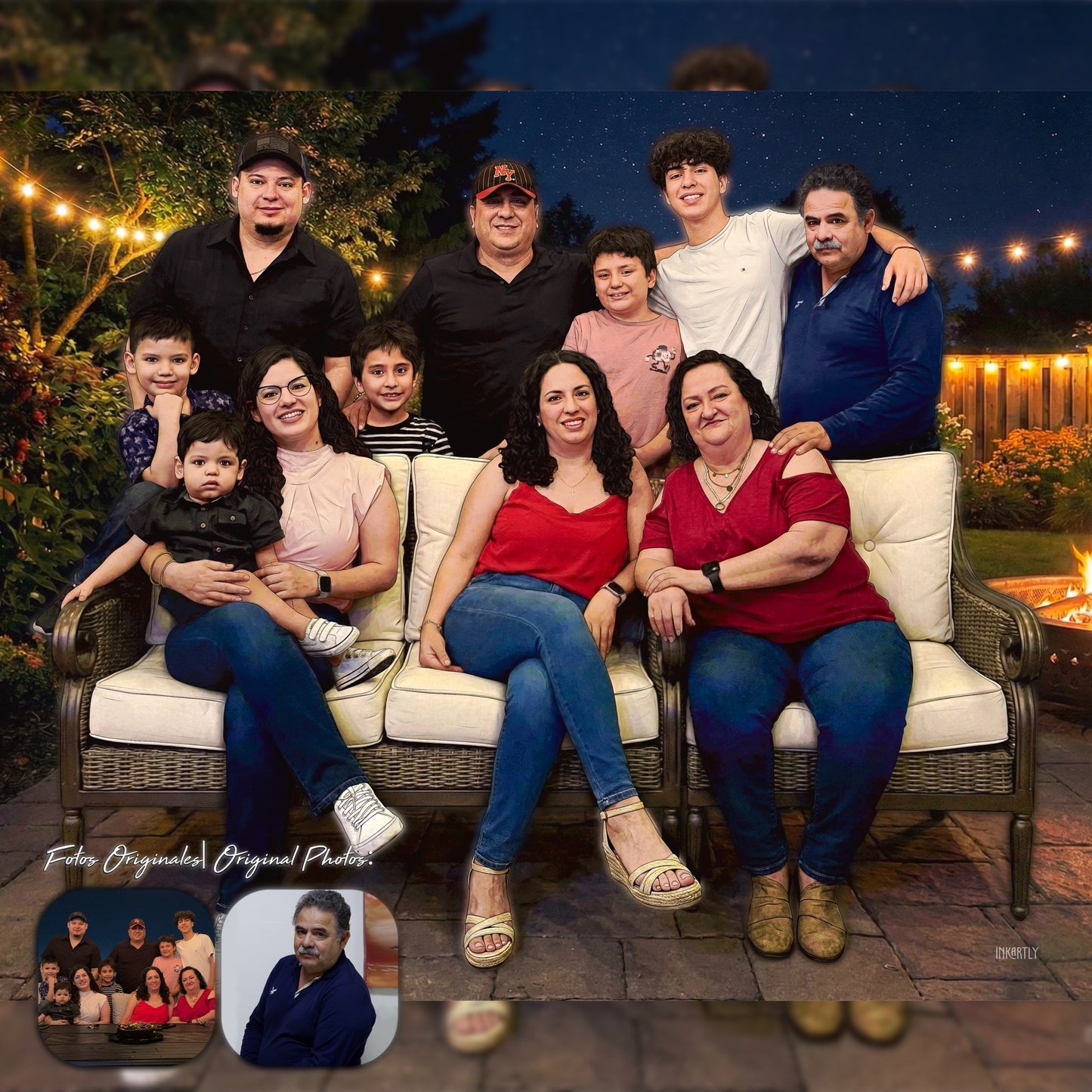 Inkartly | Ilustración Personalizada Personas (Envío Digital)