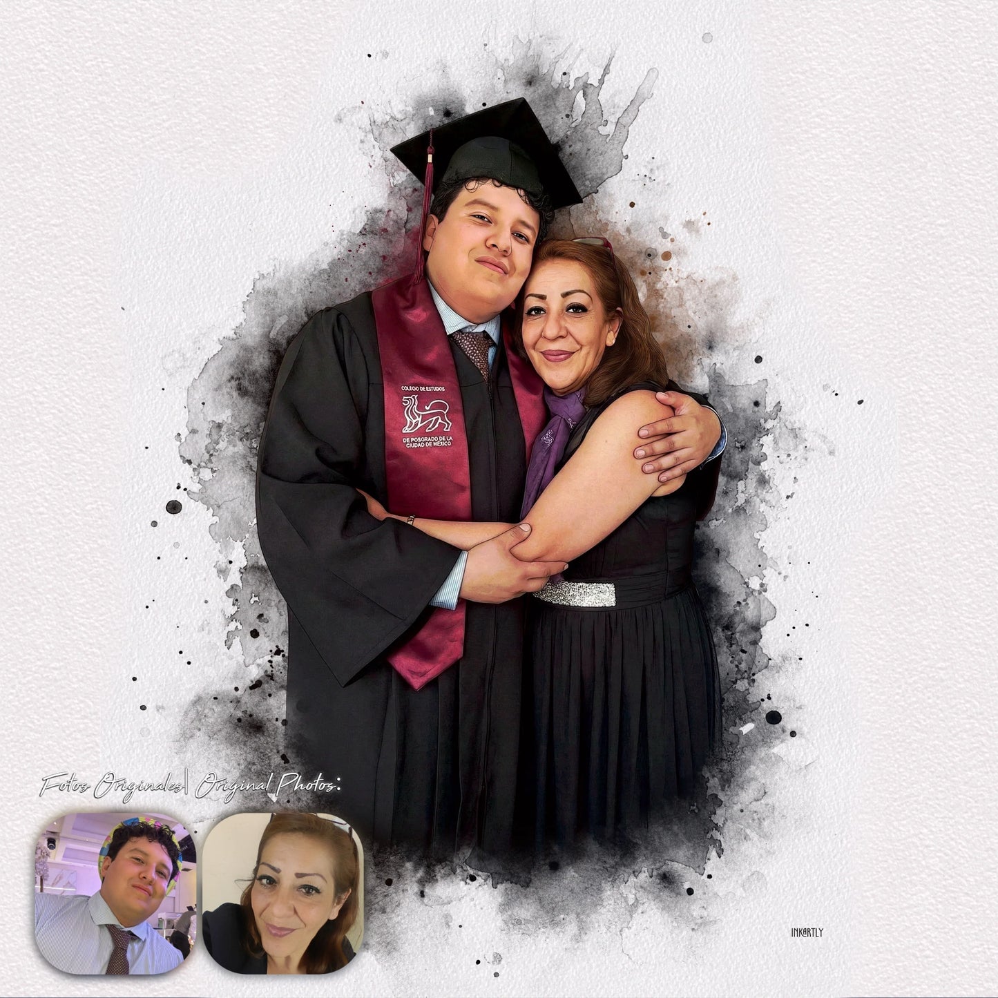 Inkartly | Ilustración Personalizada Personas (Envío Digital)