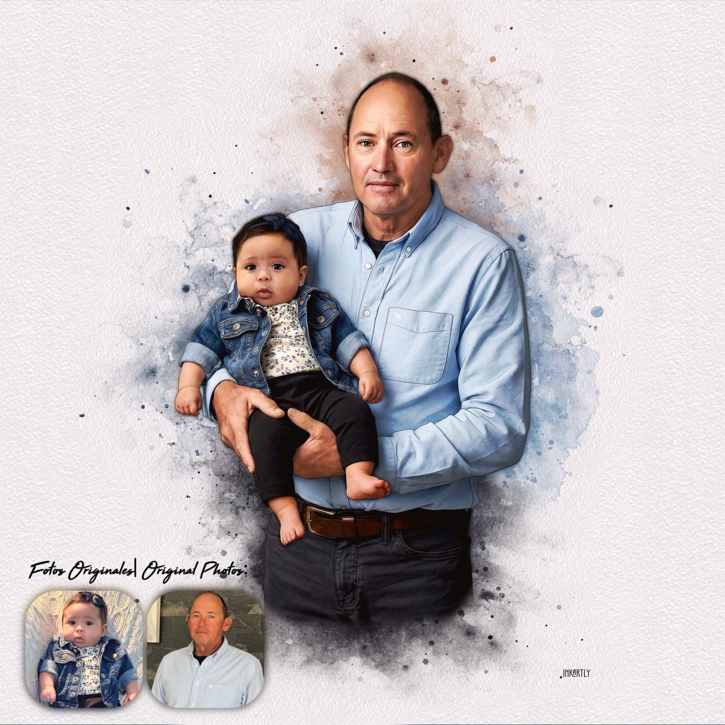 Inkartly | Ilustración Personalizada Personas (Envío Digital)