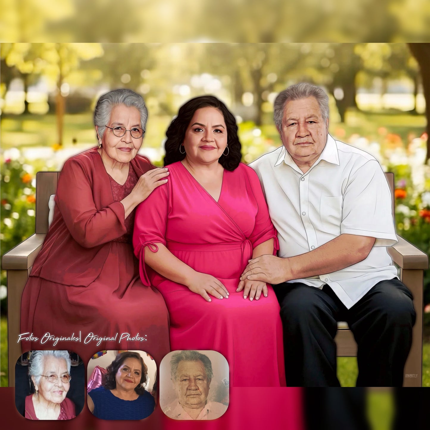 Inkartly | Ilustración Personalizada Personas (Envío Digital)