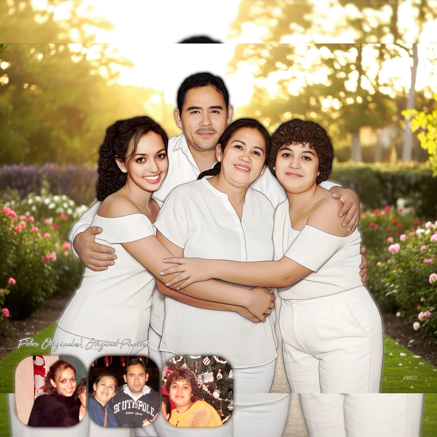 Inkartly | Ilustración Personalizada Personas (Envío Digital)