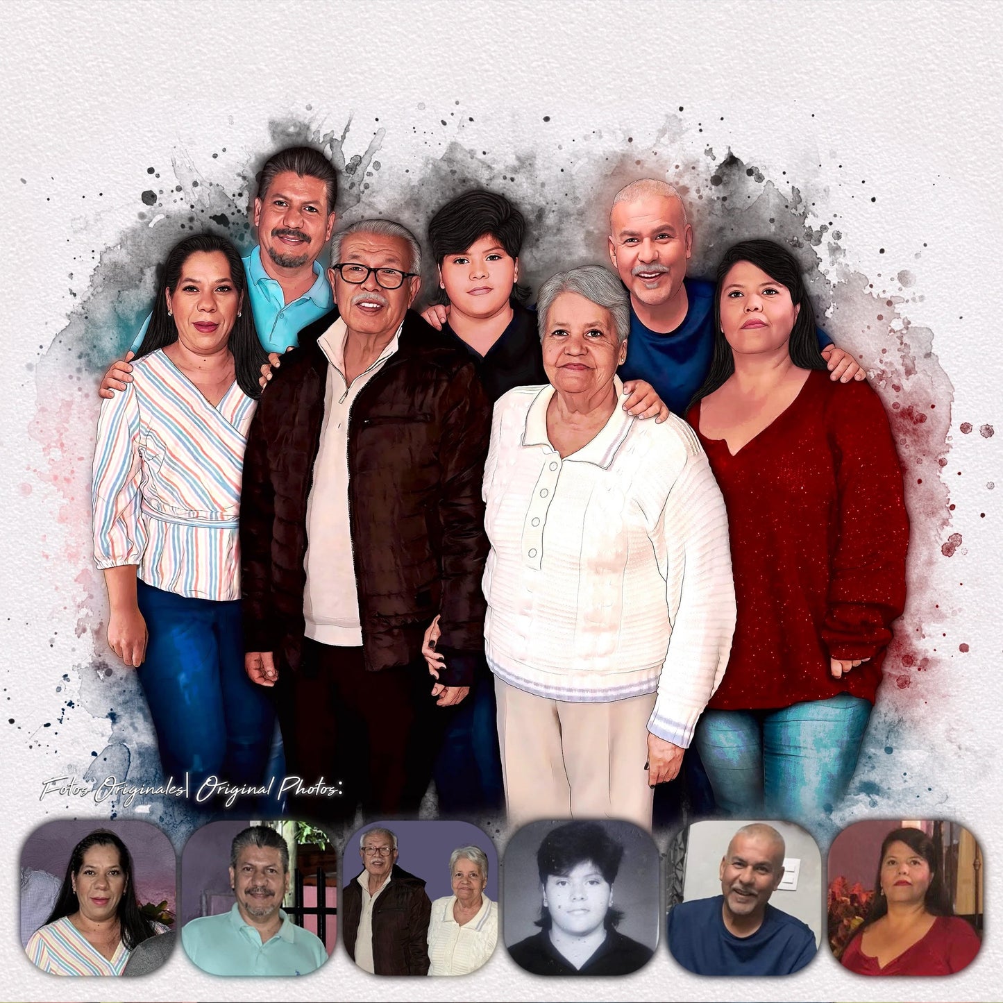 Inkartly | Ilustración Personalizada Personas (Envío Digital)