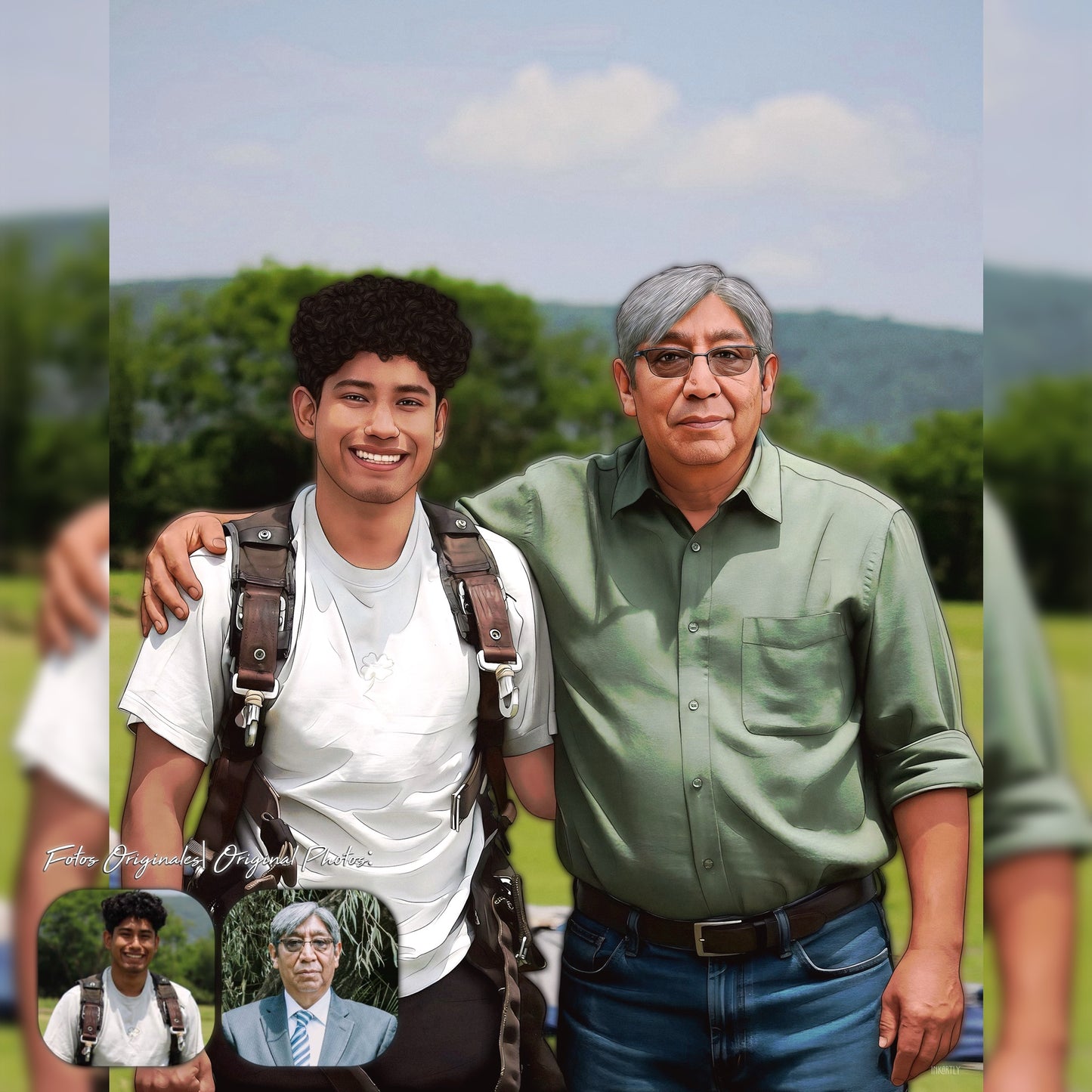 Inkartly | Ilustración Personalizada Personas (Envío Digital)