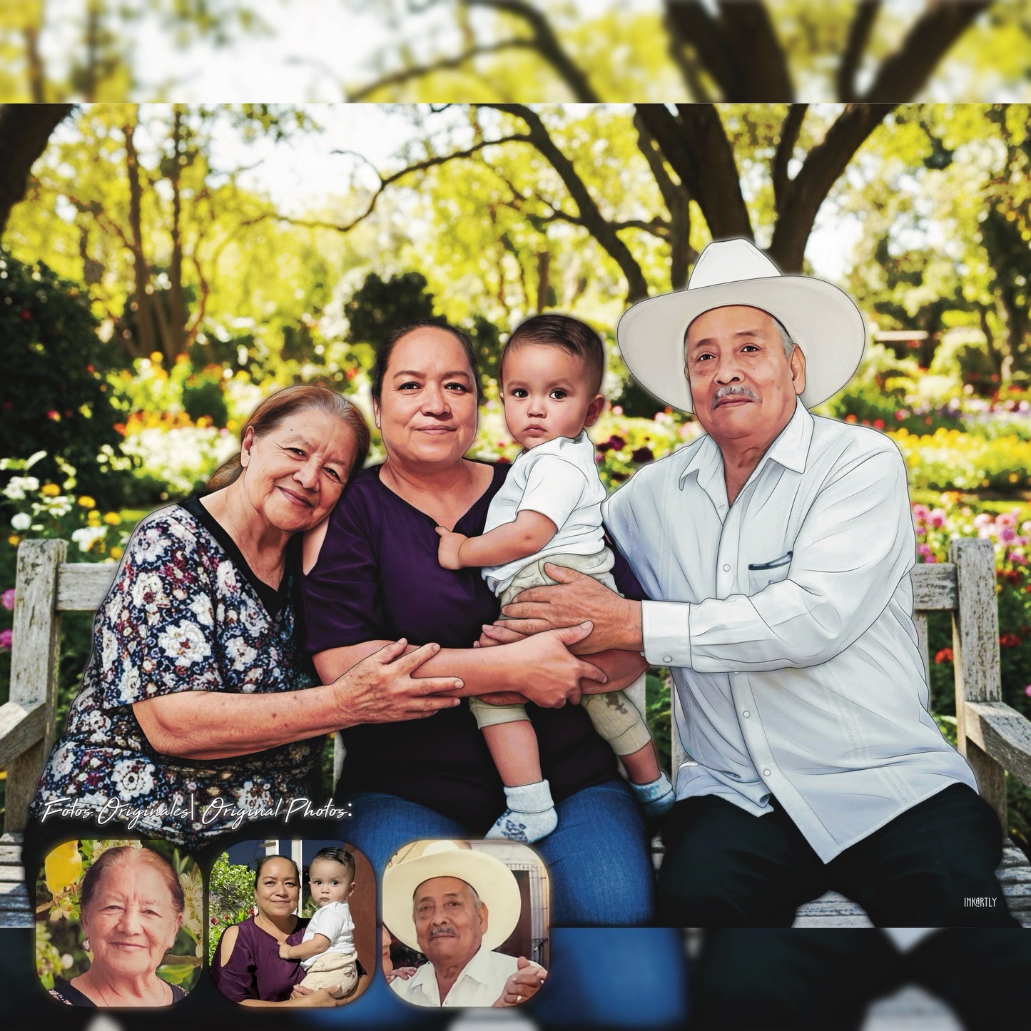 Inkartly | Ilustración Personalizada Personas (Envío Digital)