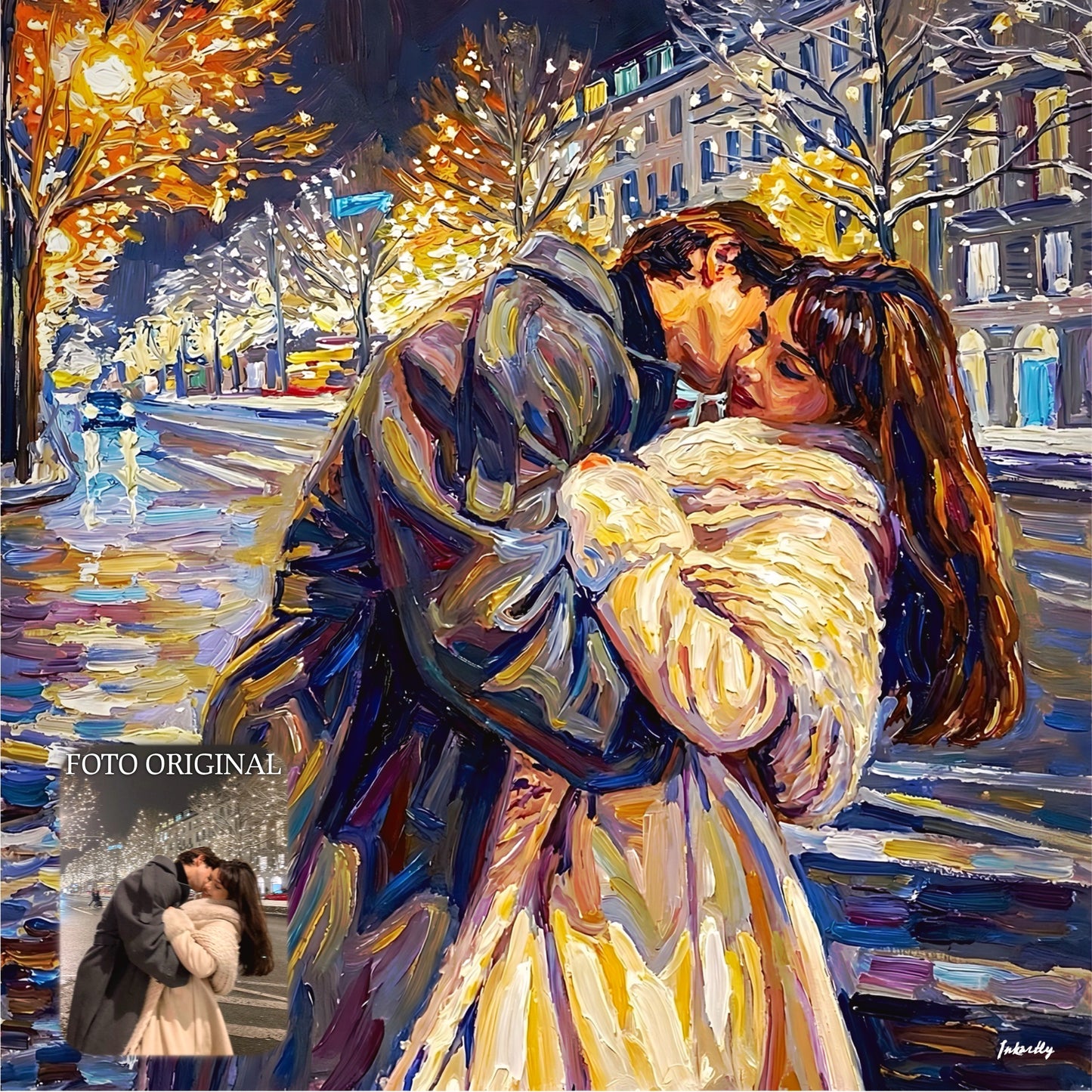 Promo 2x1: Cuadros Estilo Pintura (8x10") | Personalizados