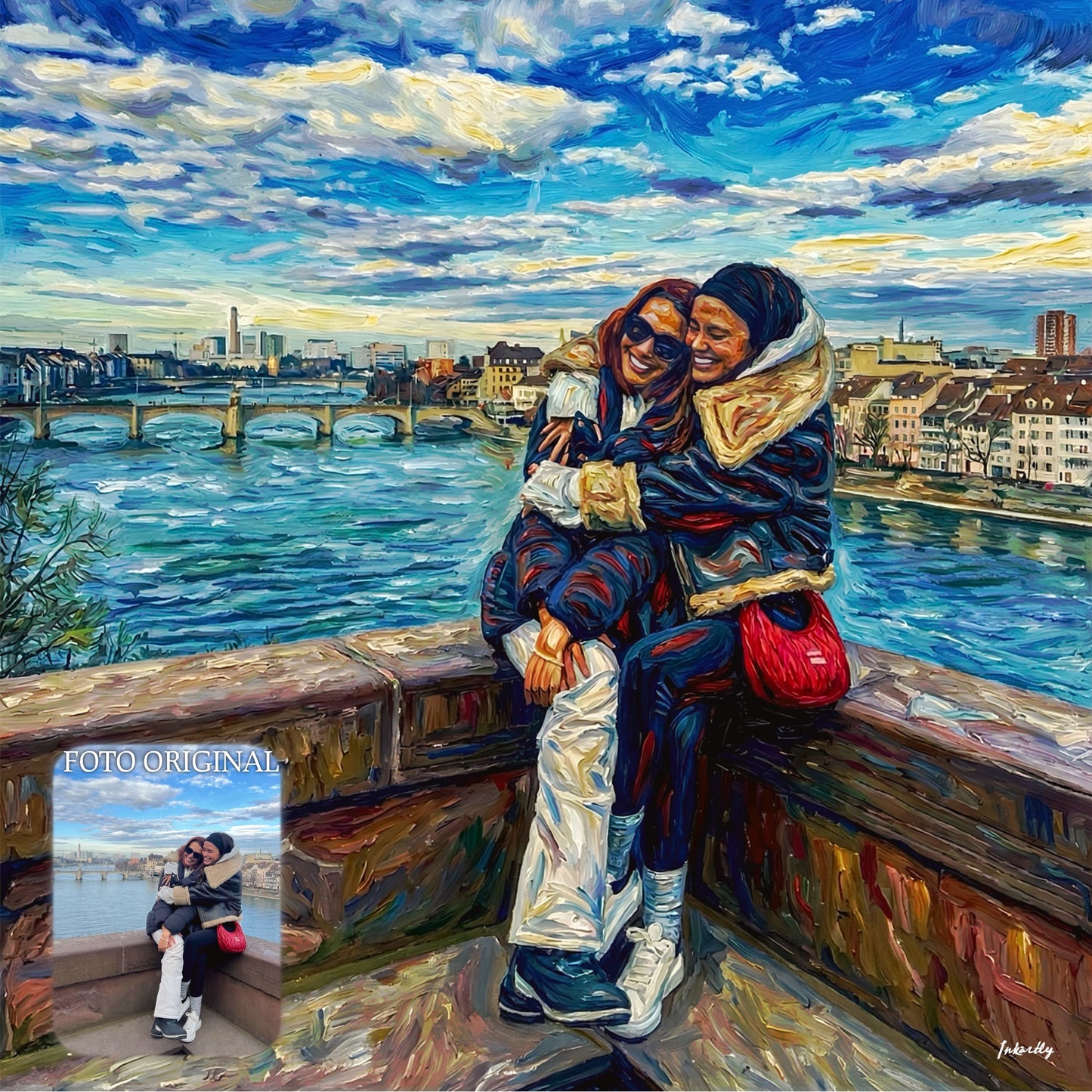 Promo 2x1: Cuadros Estilo Pintura (8x10") | Personalizados