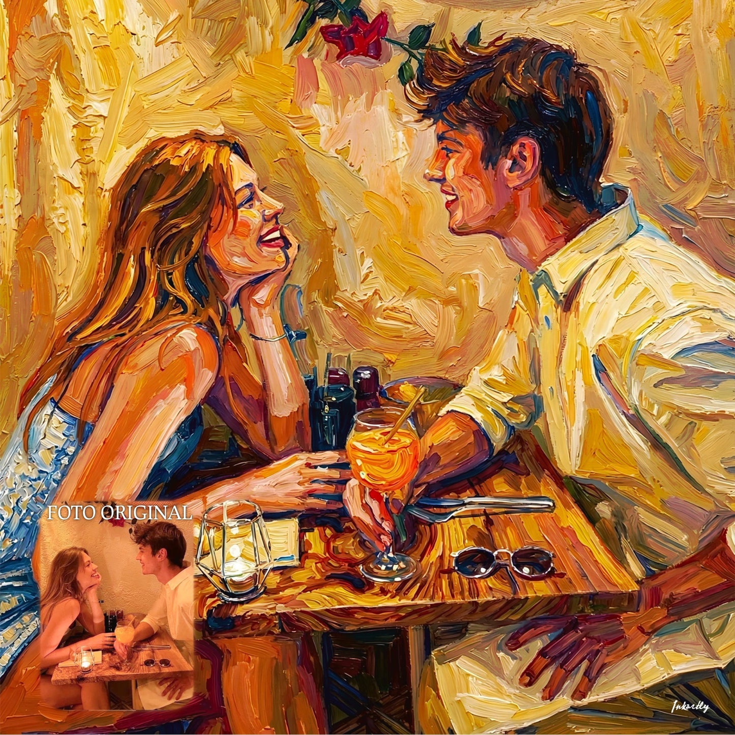 Promo 2x1: Cuadros Estilo Pintura (8x10") | Personalizados