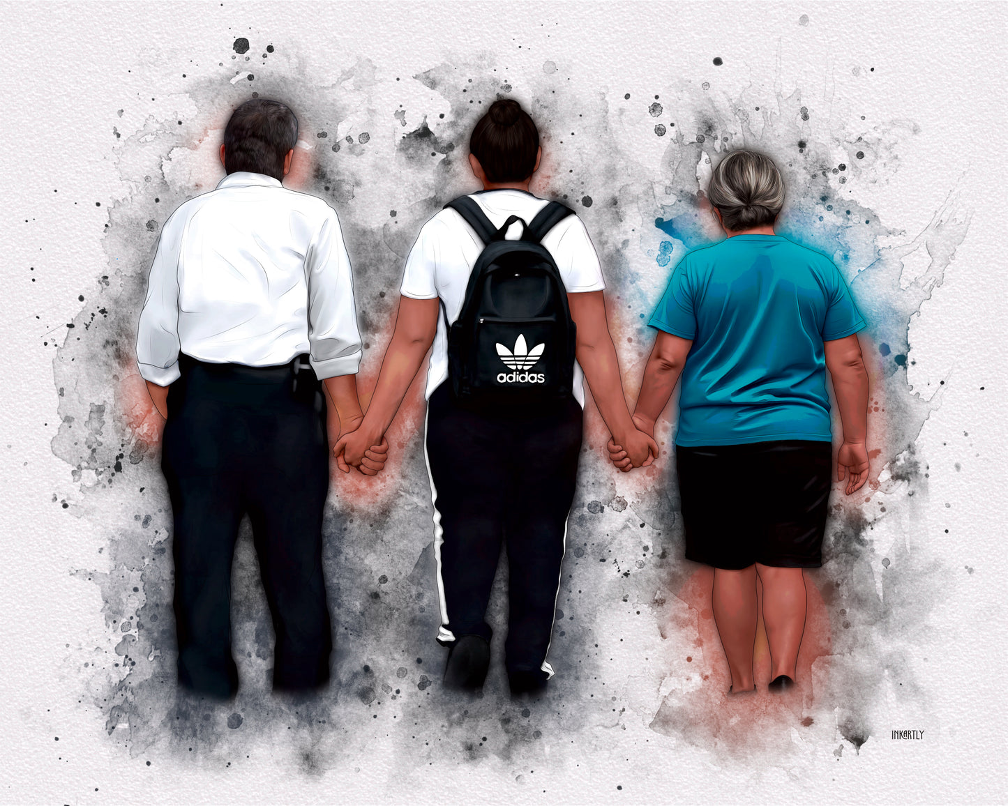 Inkartly | Ilustración Personalizada 1-35 Personas