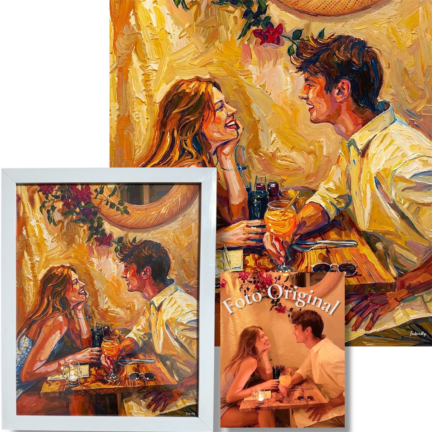 Promo 2x1: Cuadros Estilo Pintura (8x10") | Personalizados