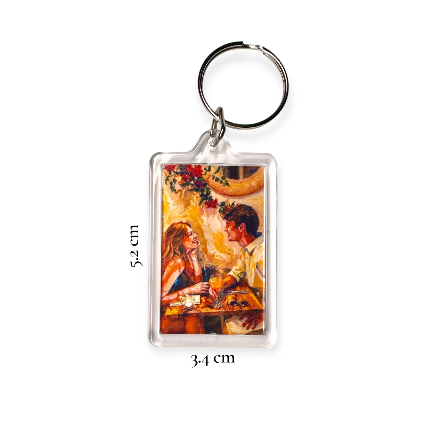 Llavero de Acrílico Personalizado con Tu Foto(s) Favorita (Doble Cara)